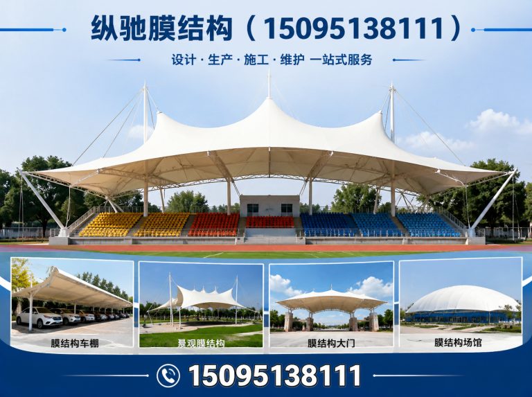 安丘市膜结构看台展示图